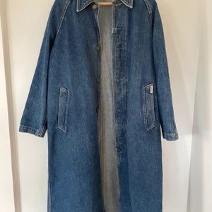 Vintage Denim Trench
